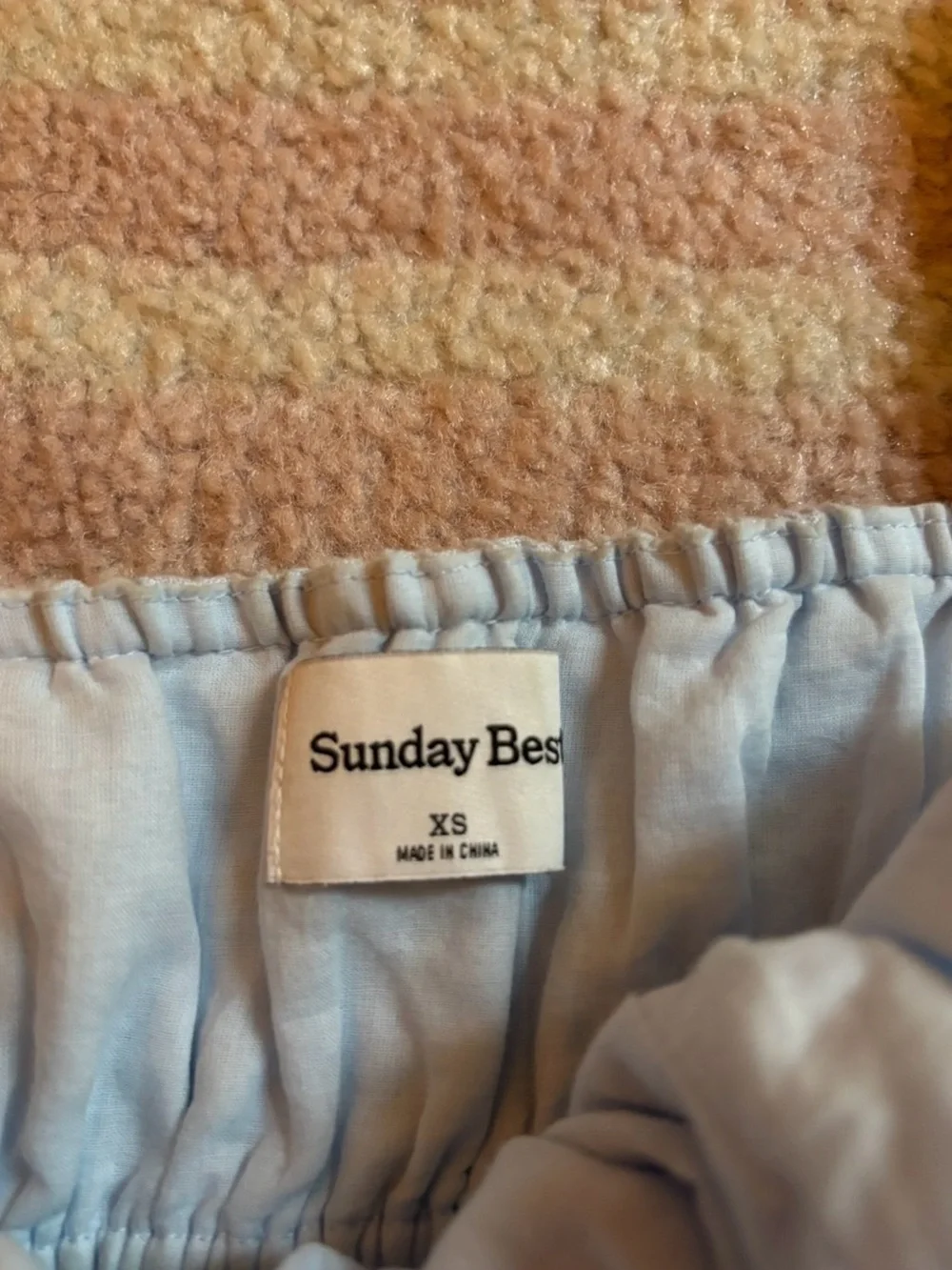 Sunday Best Pale Blue Tiered Sundress for Girls